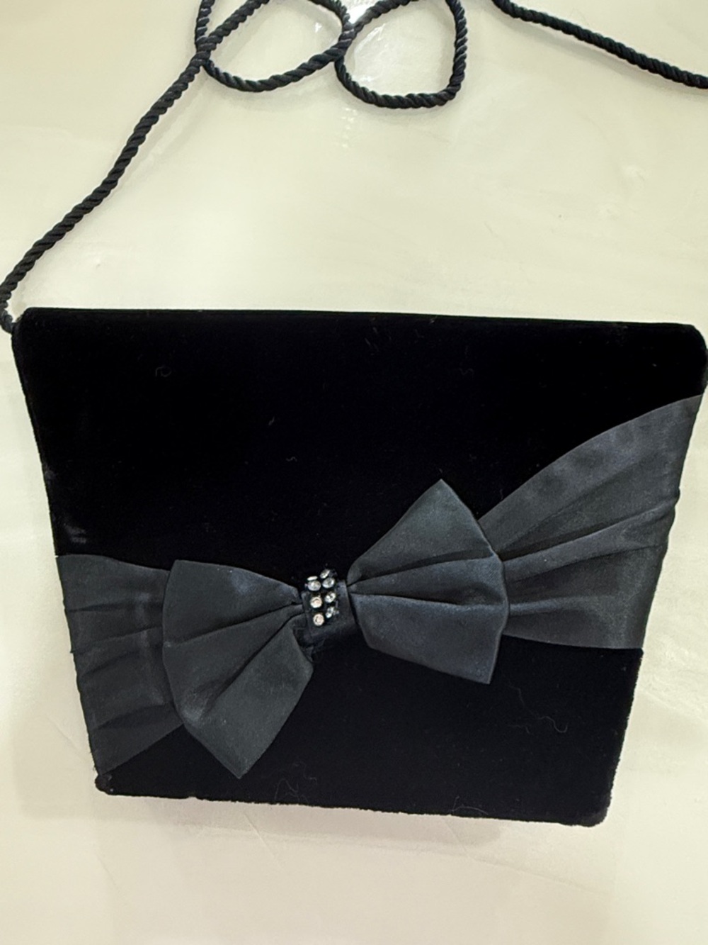 Velvet evening purse